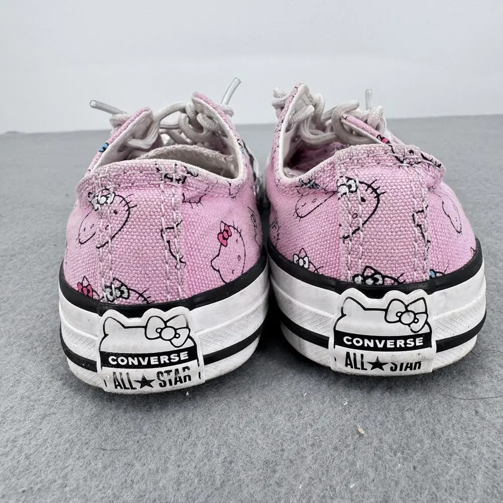 Converse Hello Kitty Chuck‎ Taylor All Star Low Pink Canvas Kids 12